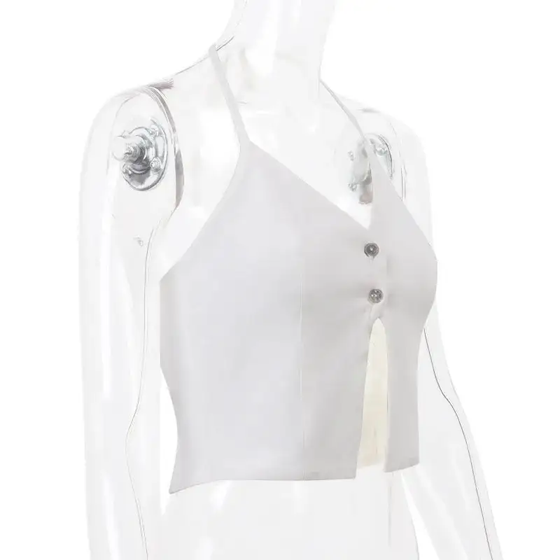 Clean Geometry Halter Neck