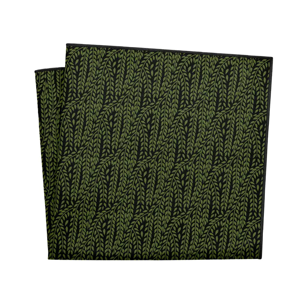 Clean Graceful Floral Pocket Square