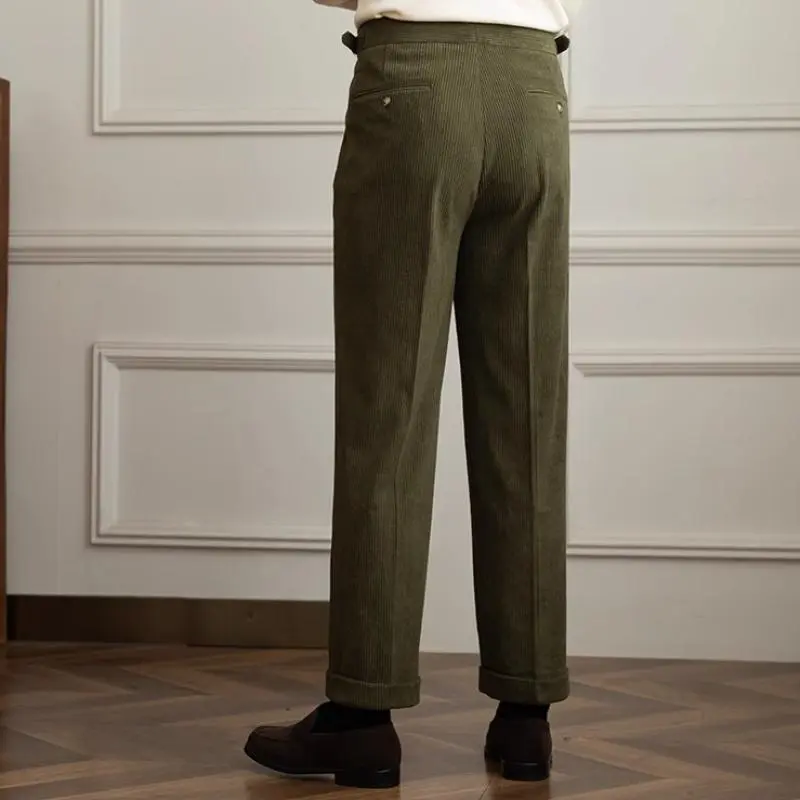 Corduroy Straight Pants