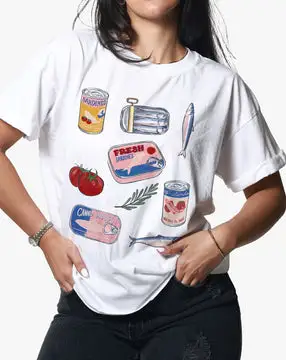 Sardine Cans Tee - Vintage