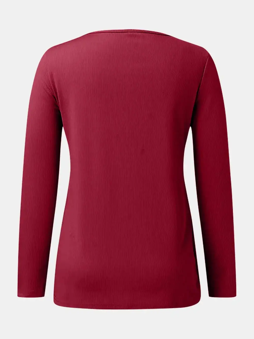 Scoop Neck Long Sleeve T-Shirt
