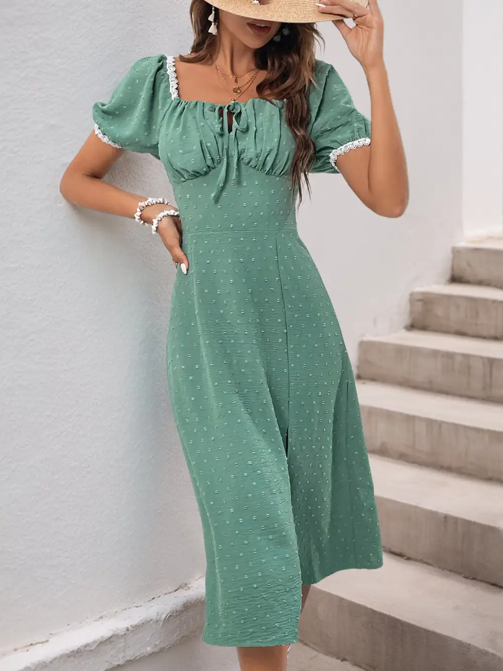 Charlotte Flattering Waist Midi Dress