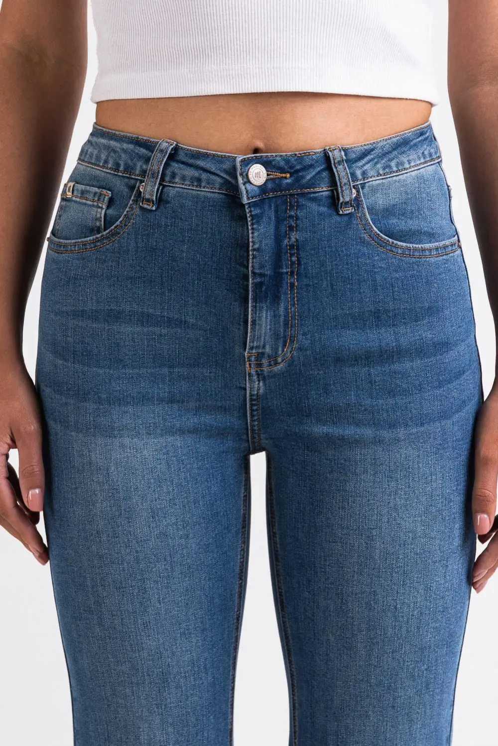Contemporary High Rise Bootcut Jeans