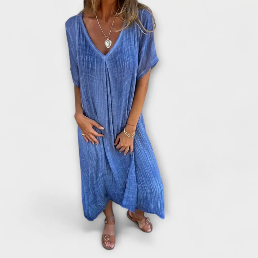 Linen Cotton Casual Dress