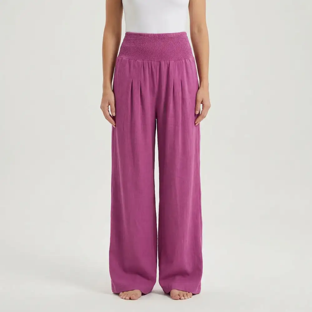 Wide Leg High Waisted