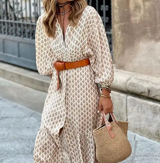  Smooth Coverage Dress Belted