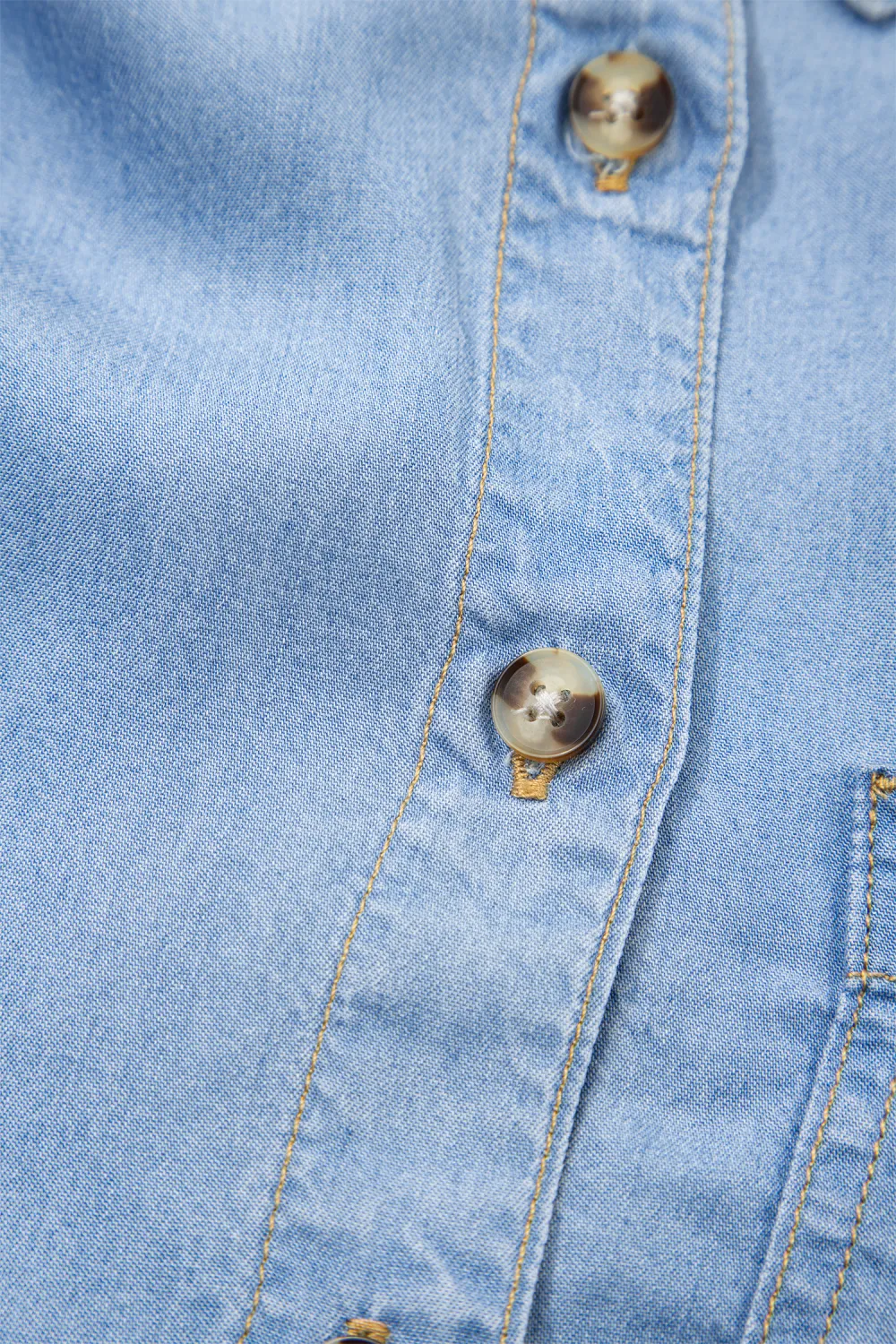 Beau Blue Half Sleeve Button Shirt