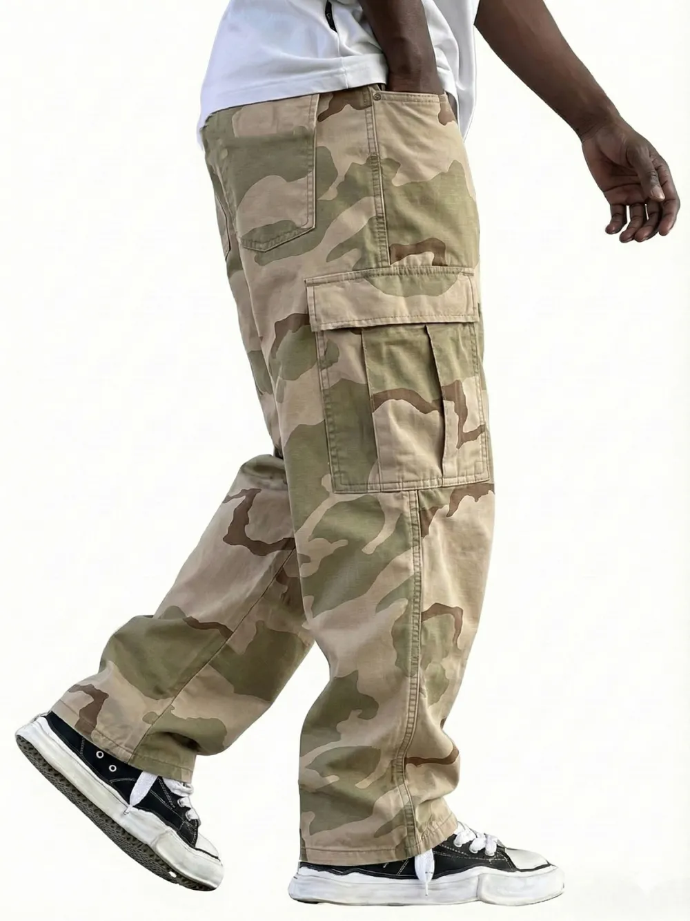 Pocket Wide Leg Trousers