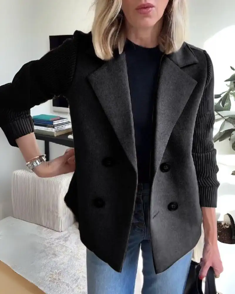 Textured Casual Blazer