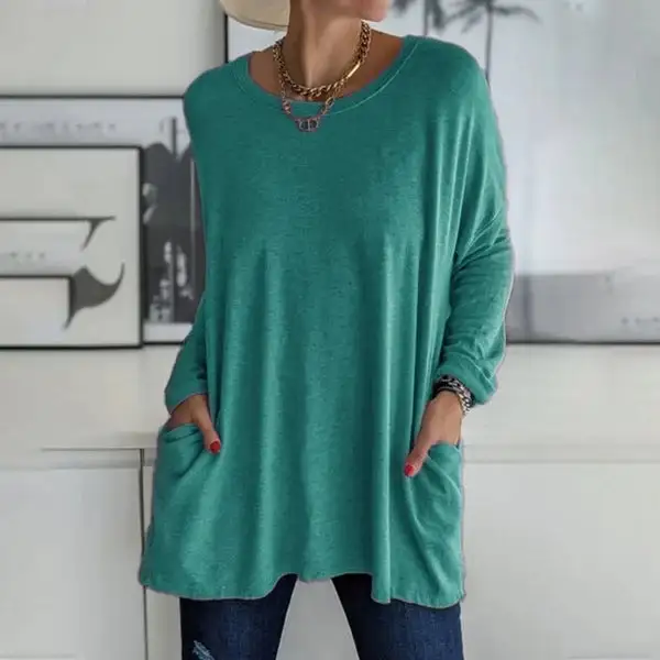 Relaxed Long Sleeve Top