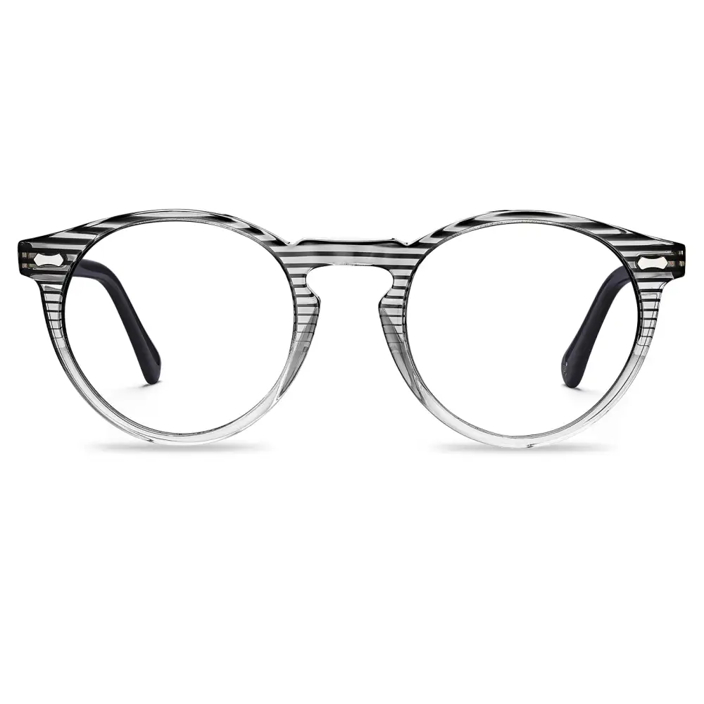 Versatile Round Full Rim Acetate Blue Light Eyewear