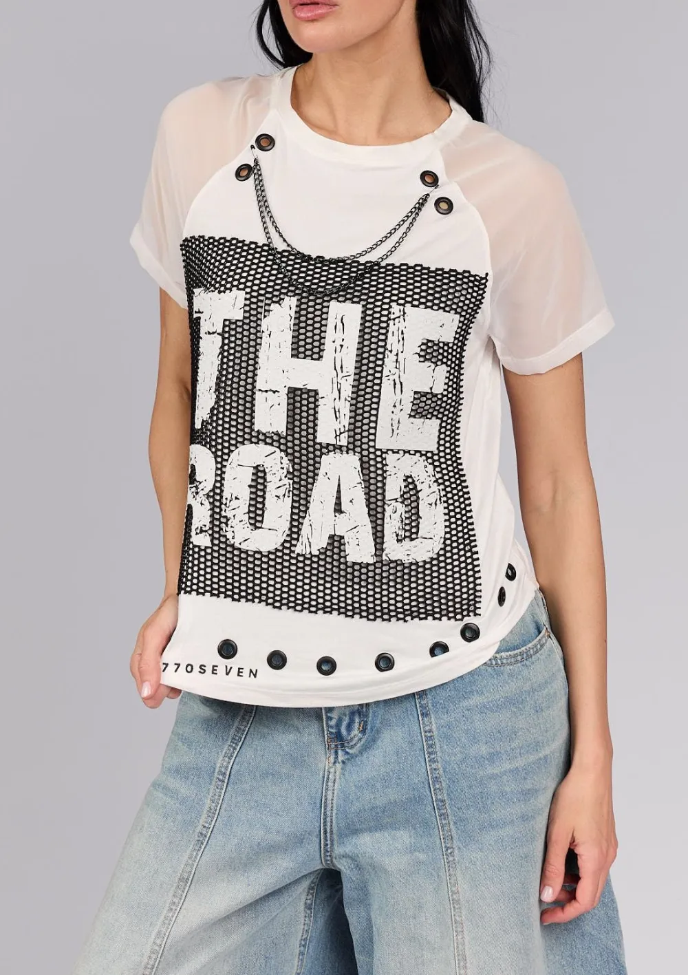 Layered Cropped T-Shirt