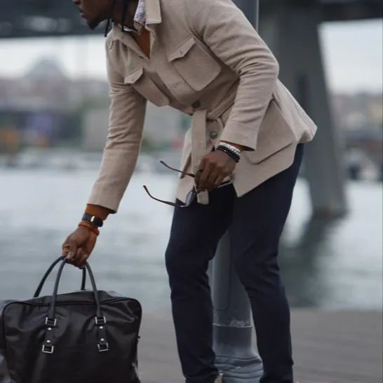 Polished Slim Fit Wool Tailored Coat