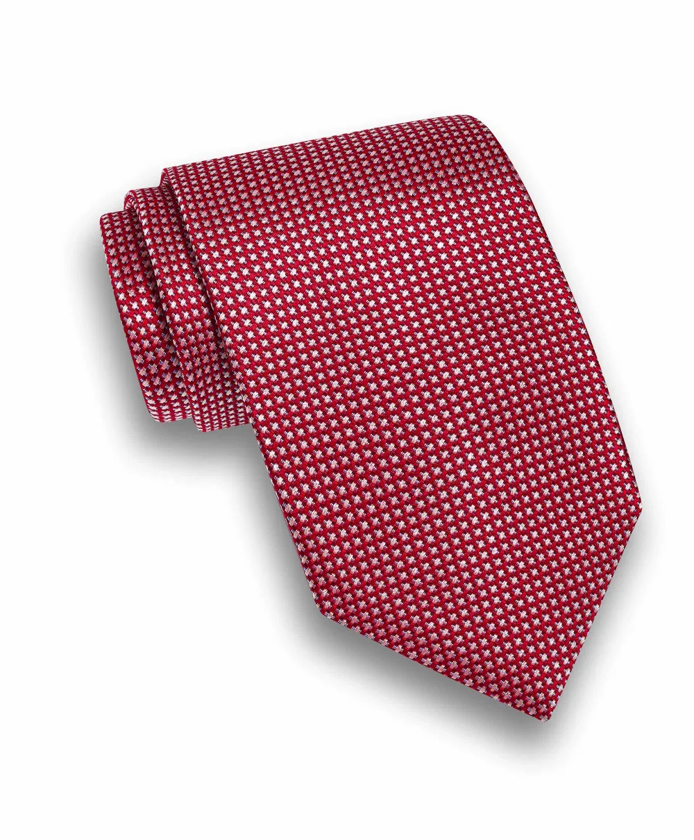 Refined Micro Jacquard Silk Tie