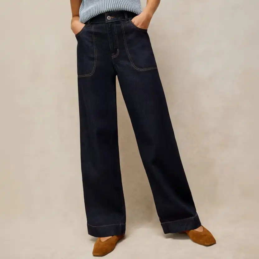 Classic Wide-Leg Women's Jeans