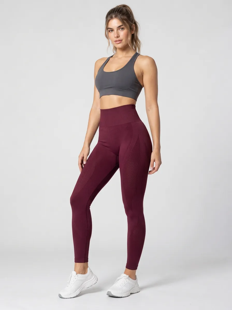 Women's Clean Finish High Waist Printed Seamless Fitness Leggings