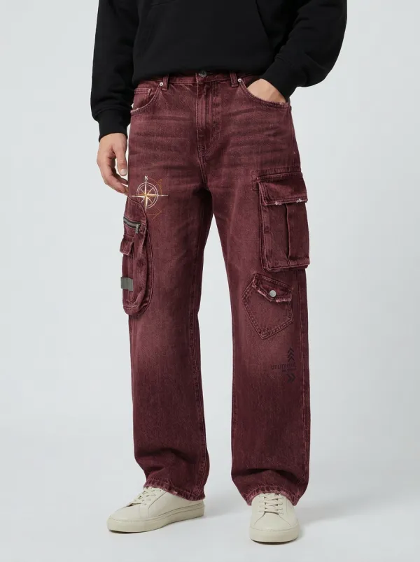 Men's Compass Graphic Utility Core Graphic Cargo Pants