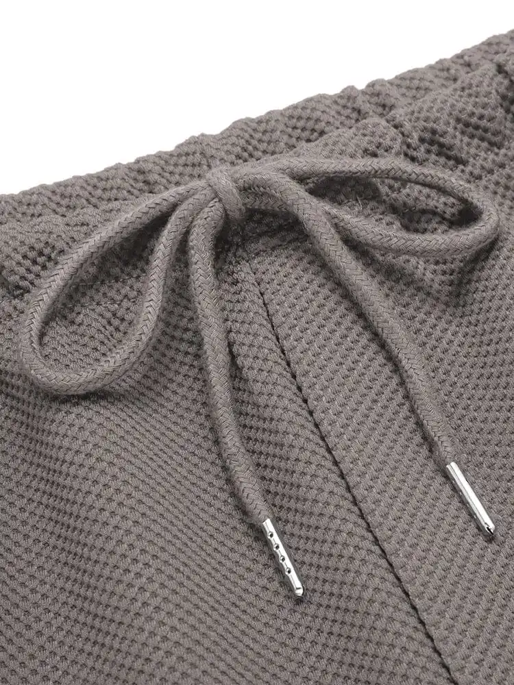 Waffle Hoodie Jogging Set