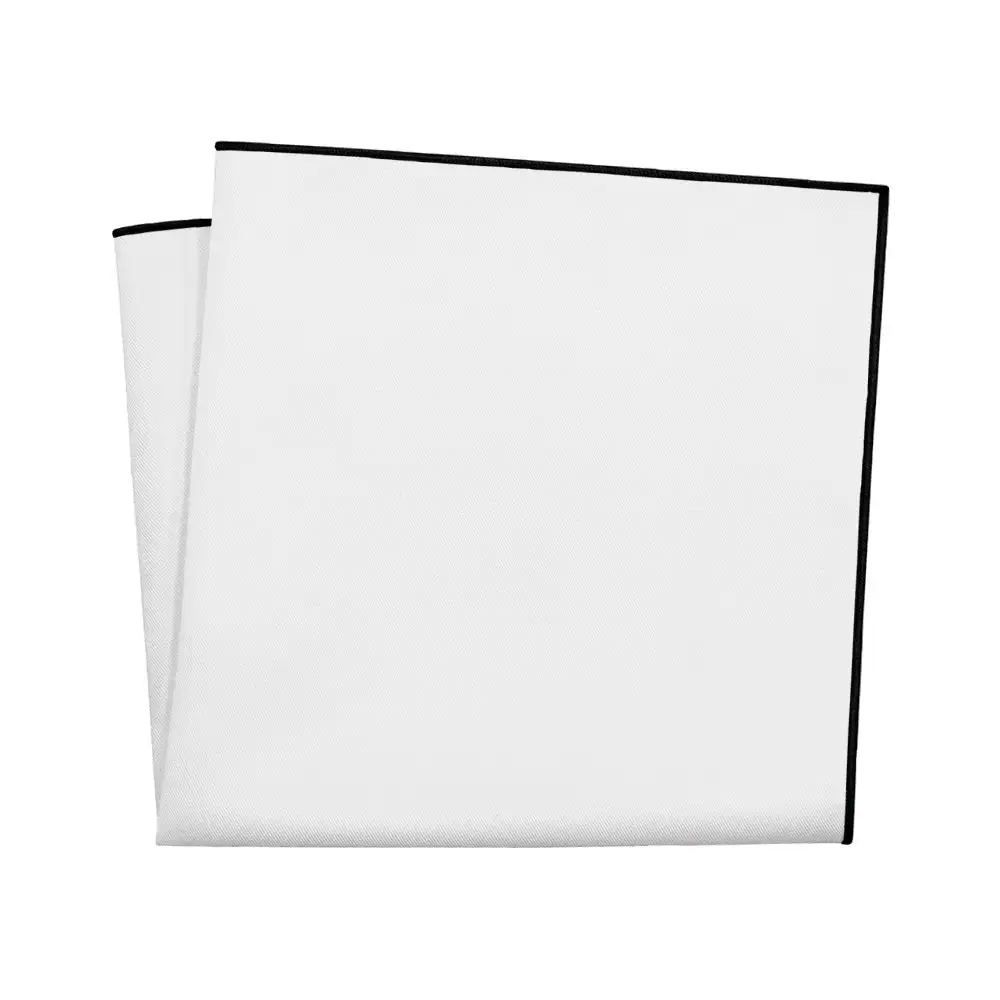 Polished Contemporary Solid Pocket Square