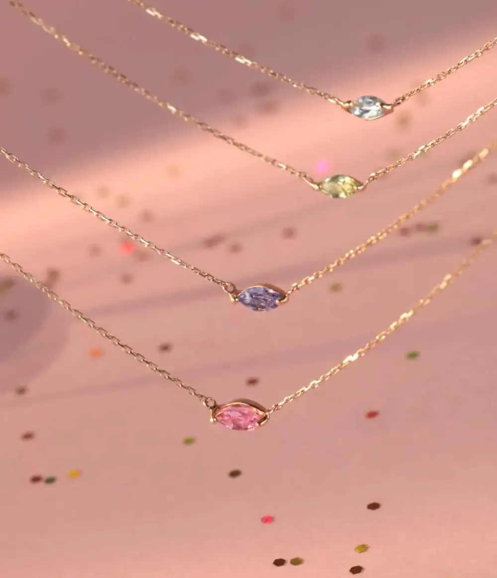 Colorful Marquee Necklace