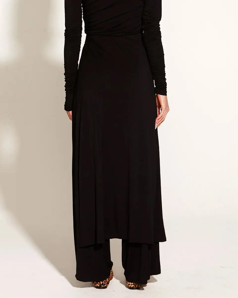 Clean Line Wide Leg Skirt