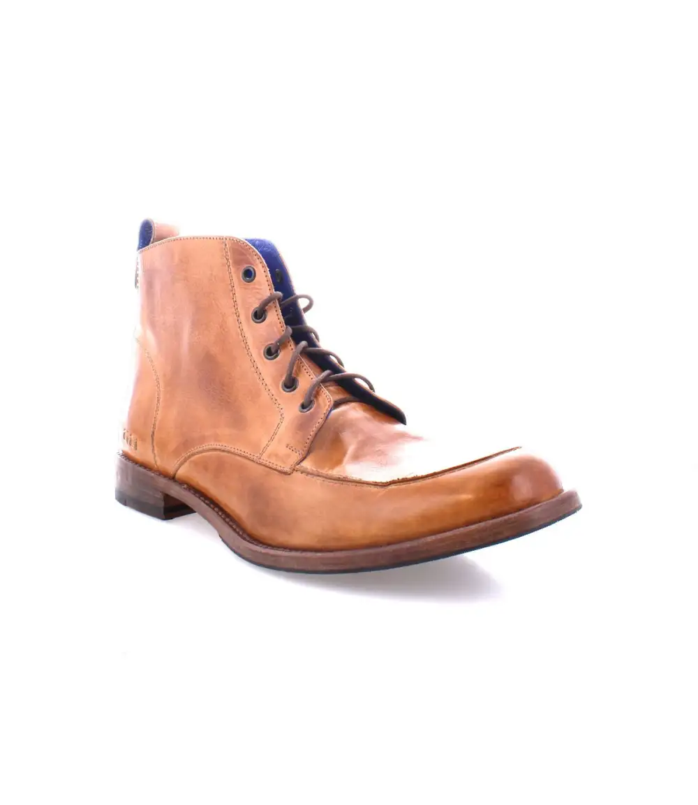 Apron-Toe Lace-Up Work Boots