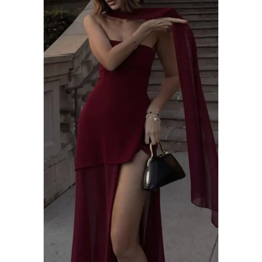 Layered Tube Maxi Dress