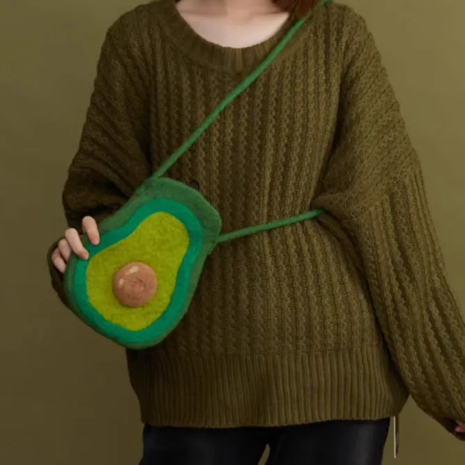 Fruit Motif Shoulder Bag