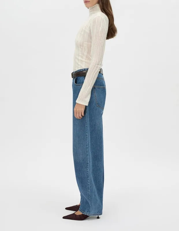 Cream Casual Fit Top