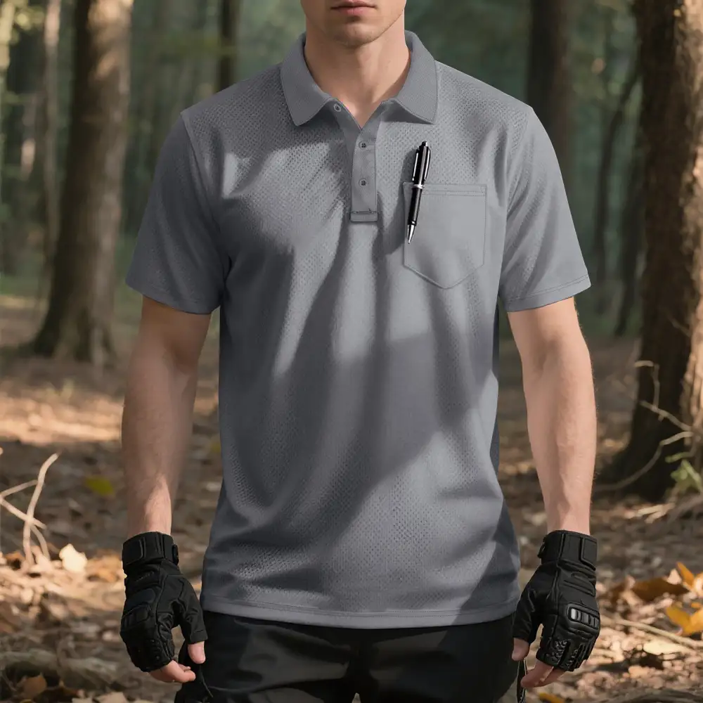 Modern Short Sleeve Polo Shirt