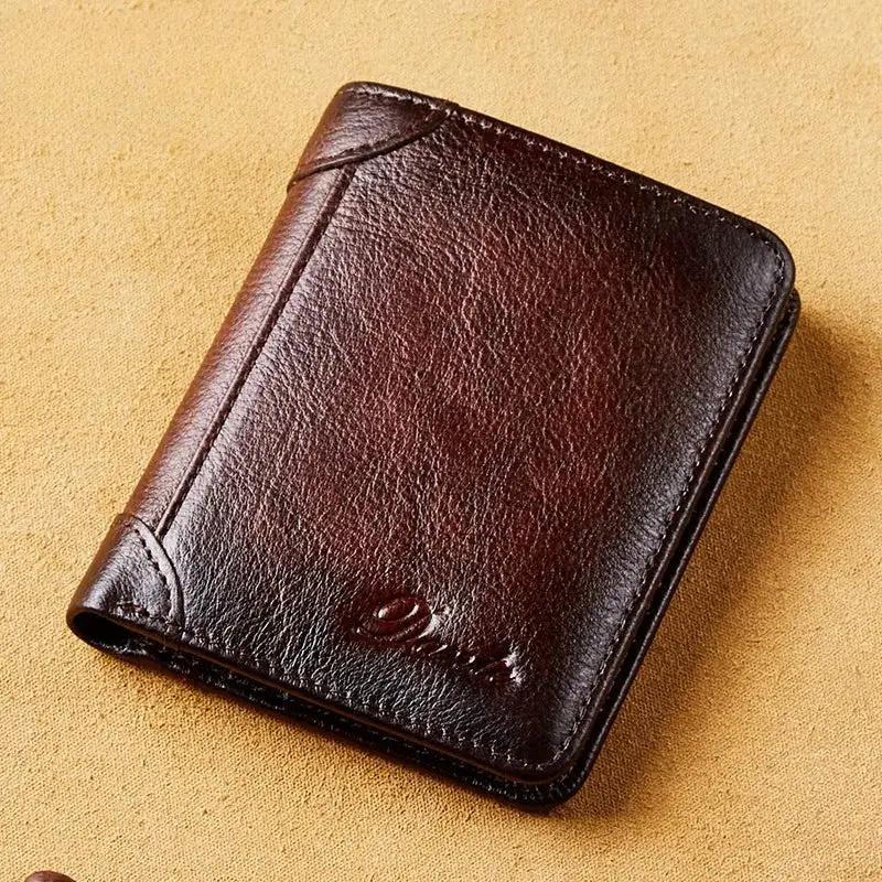 Refined Minimalist: Fold-Over Premium Leather Wallet