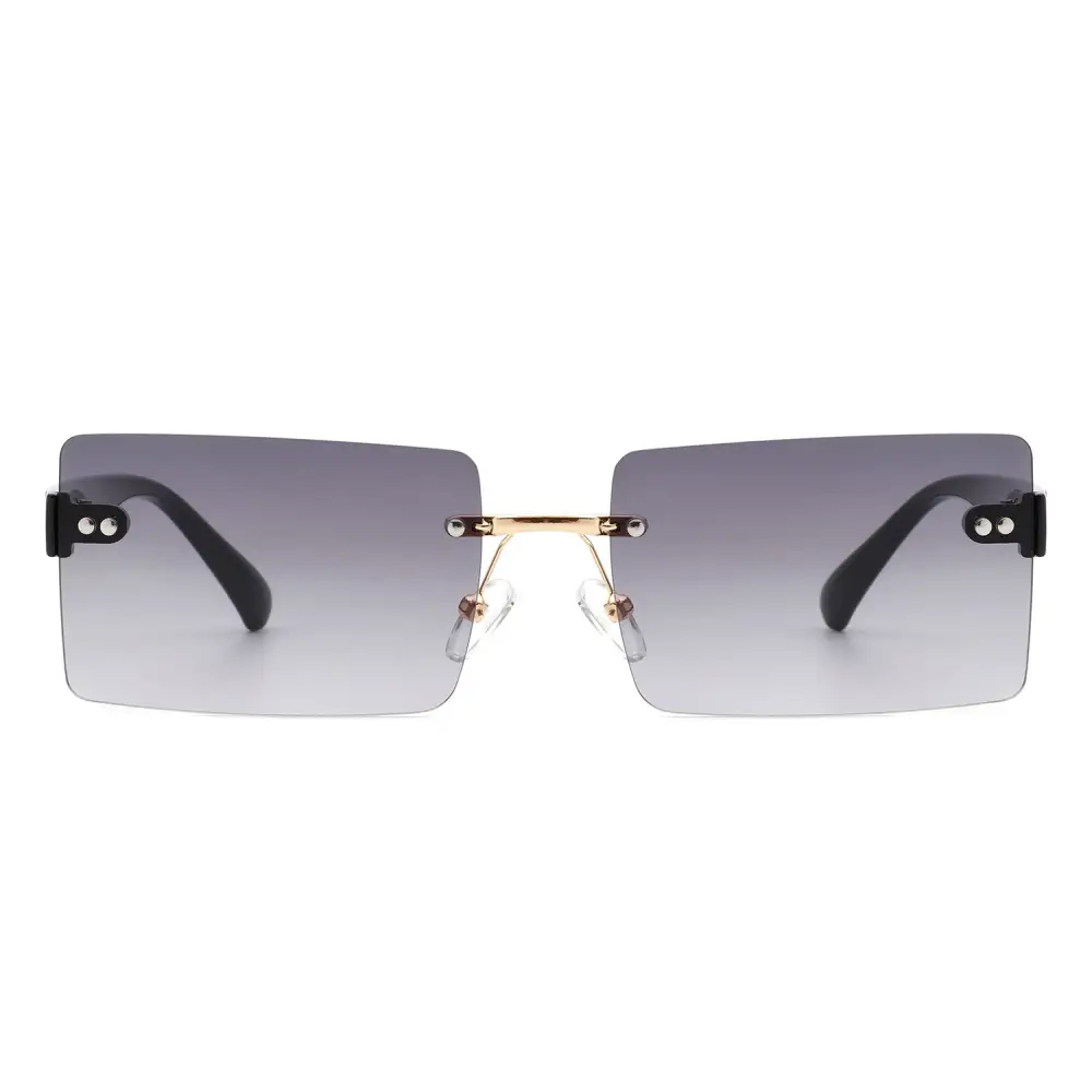Lightweight Rectangle Square Frame Sunglasses
