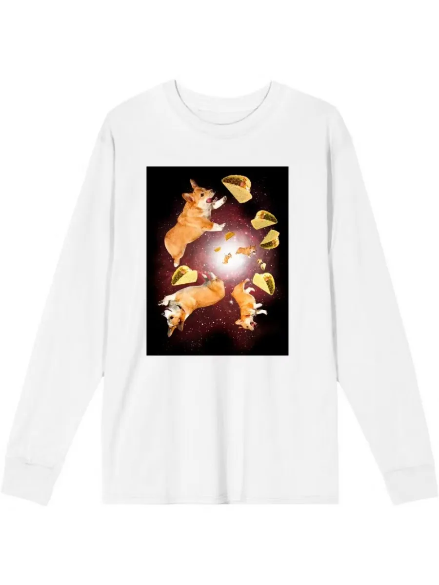 Taco and Dog Printed T-Shirt
