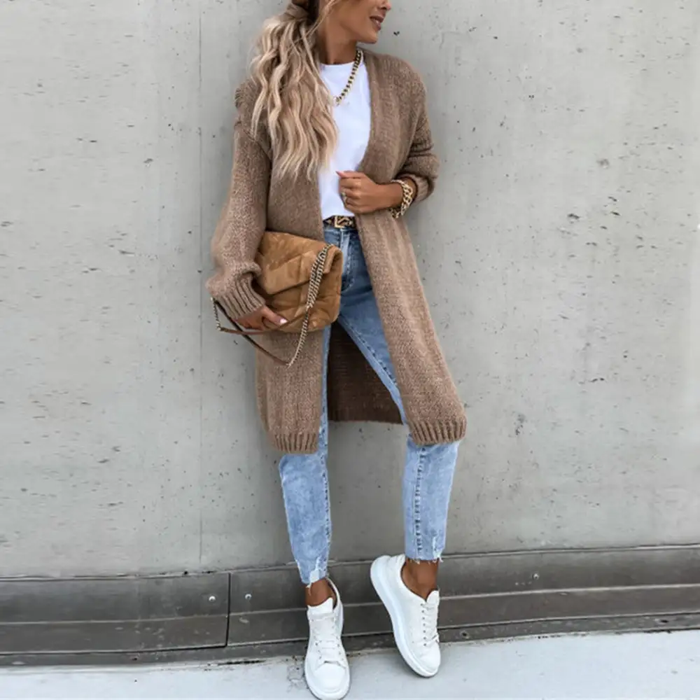 Oversized Knit Duster Longline Cardigan
