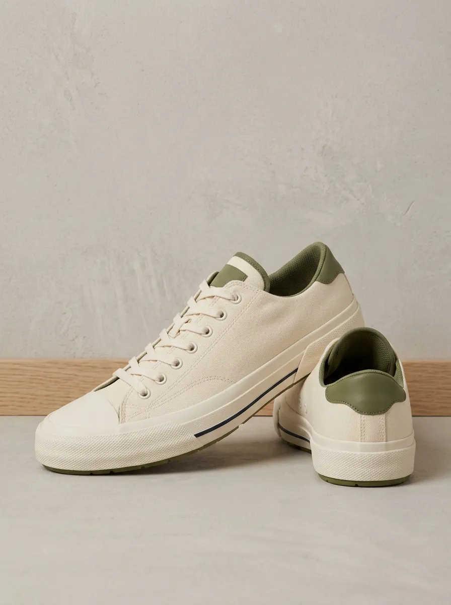 Refined Casual Unisex Low-Top Canvas Sneakers
