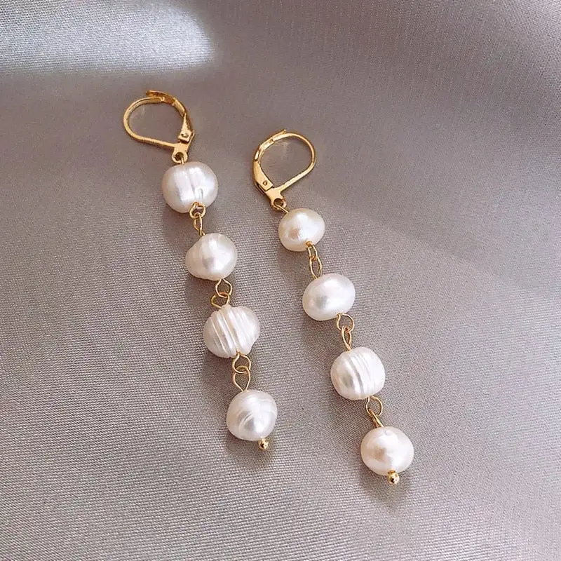 Delicate Pearl Earrings