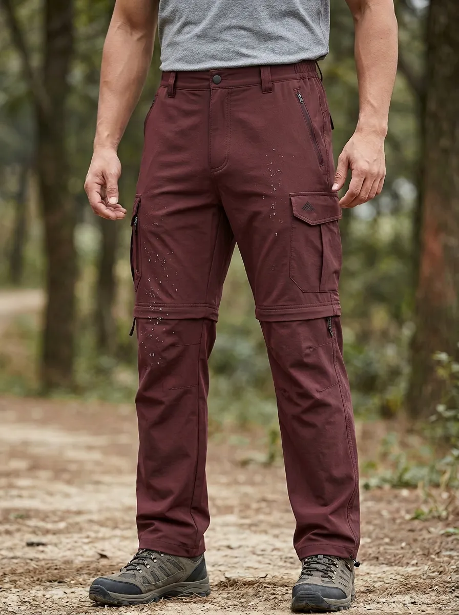 Men's Summit Hiking Waterproof Zip-Off Tactical Cargo Pants