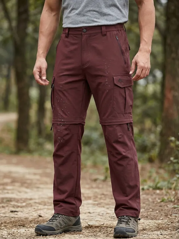 Men's Summit Hiking Waterproof Zip-Off Tactical Cargo Pants