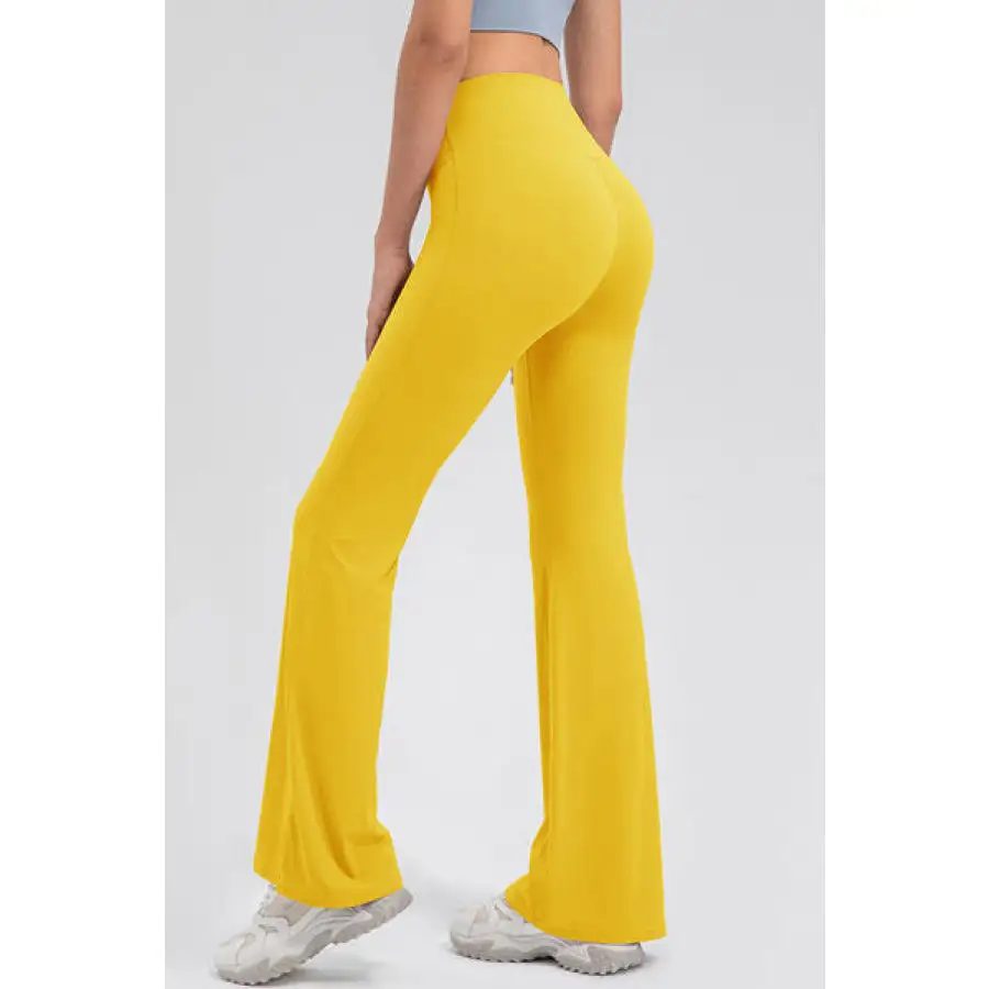 Classic High Waist Straight Active Pants