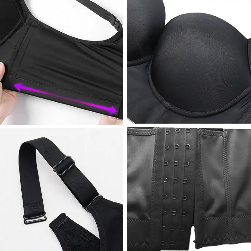 Deep Cup Bra Hide Back Fat With Shapewear Incorporated