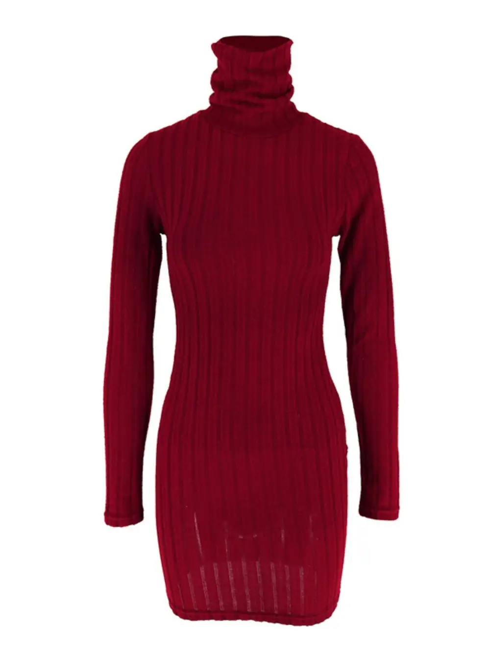 Ribbed Mini Dress