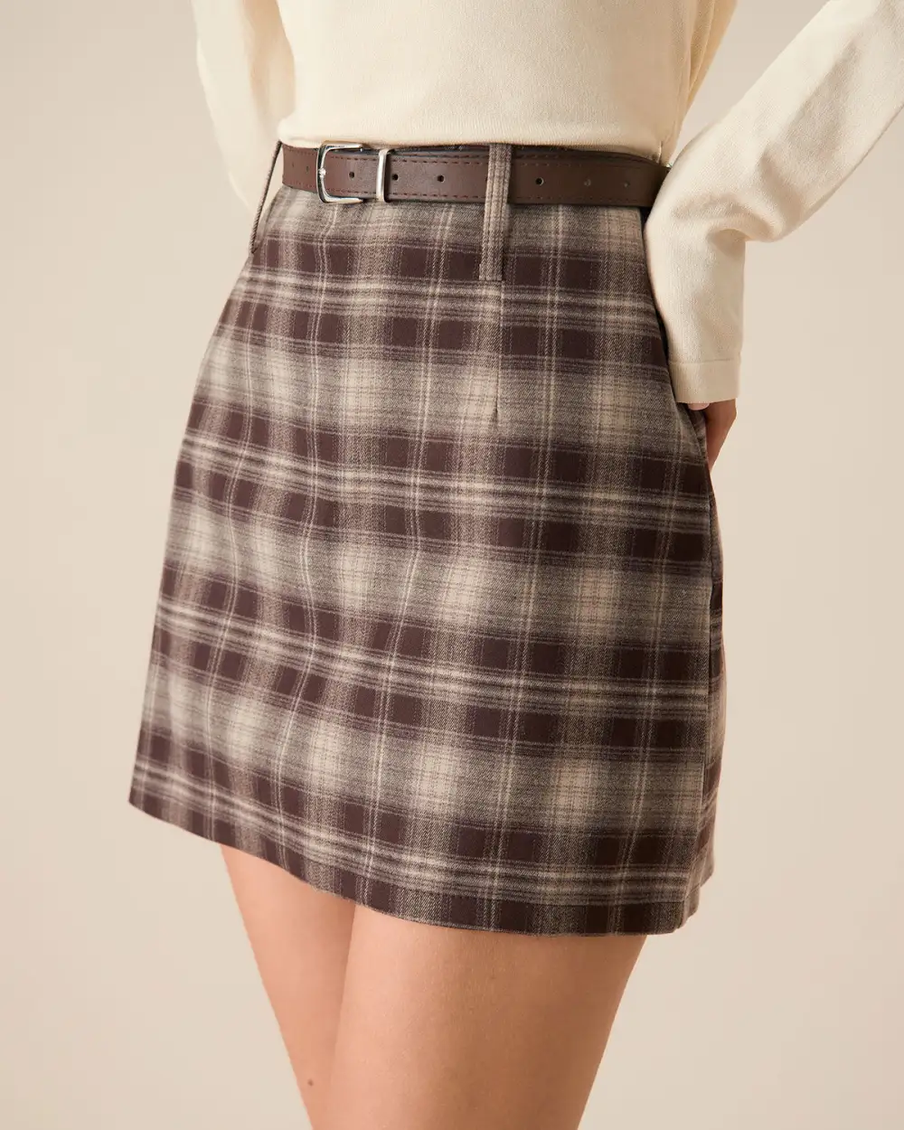 Plaid Mini Skirt