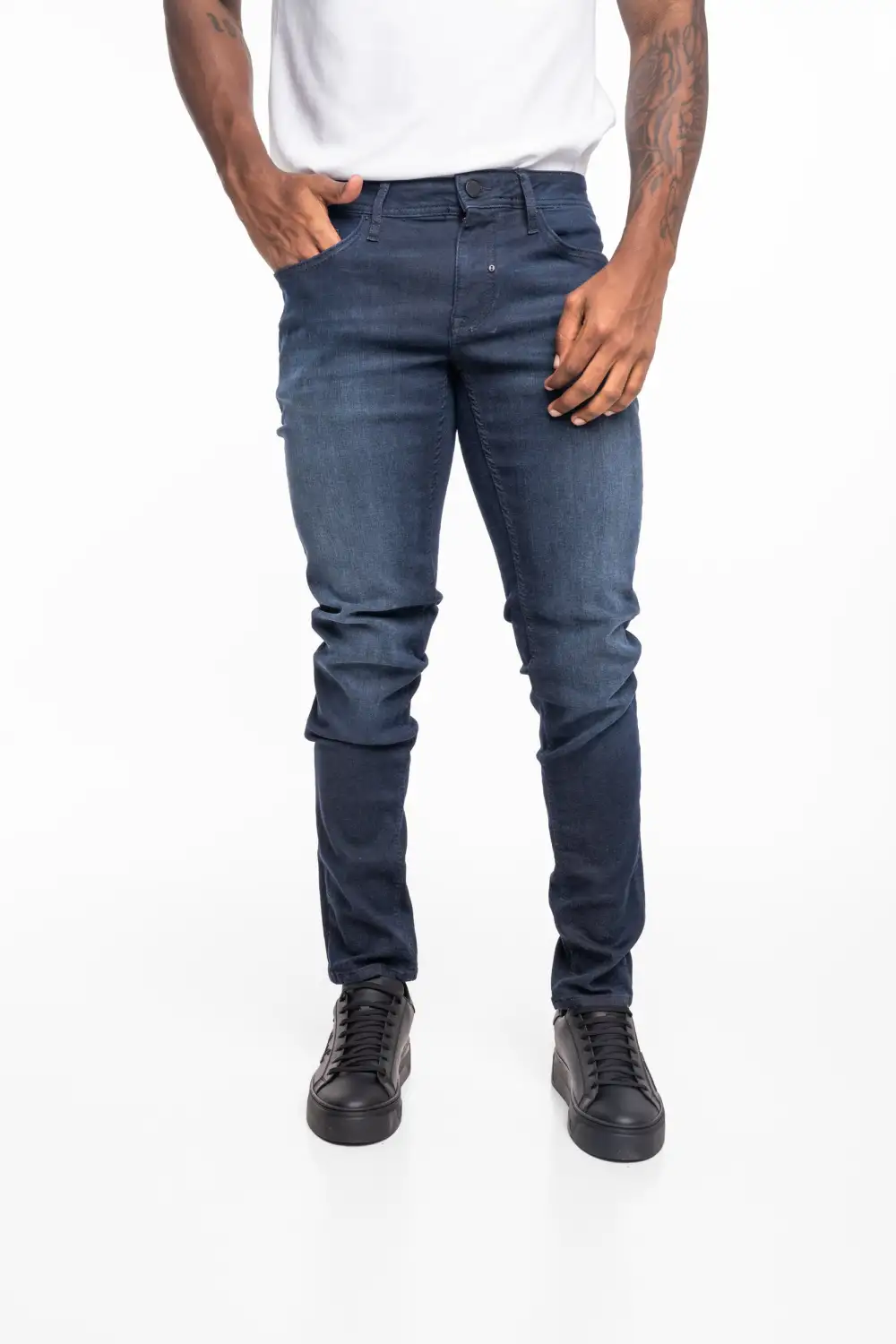 Everyday Tapered Five Pocket Jeans