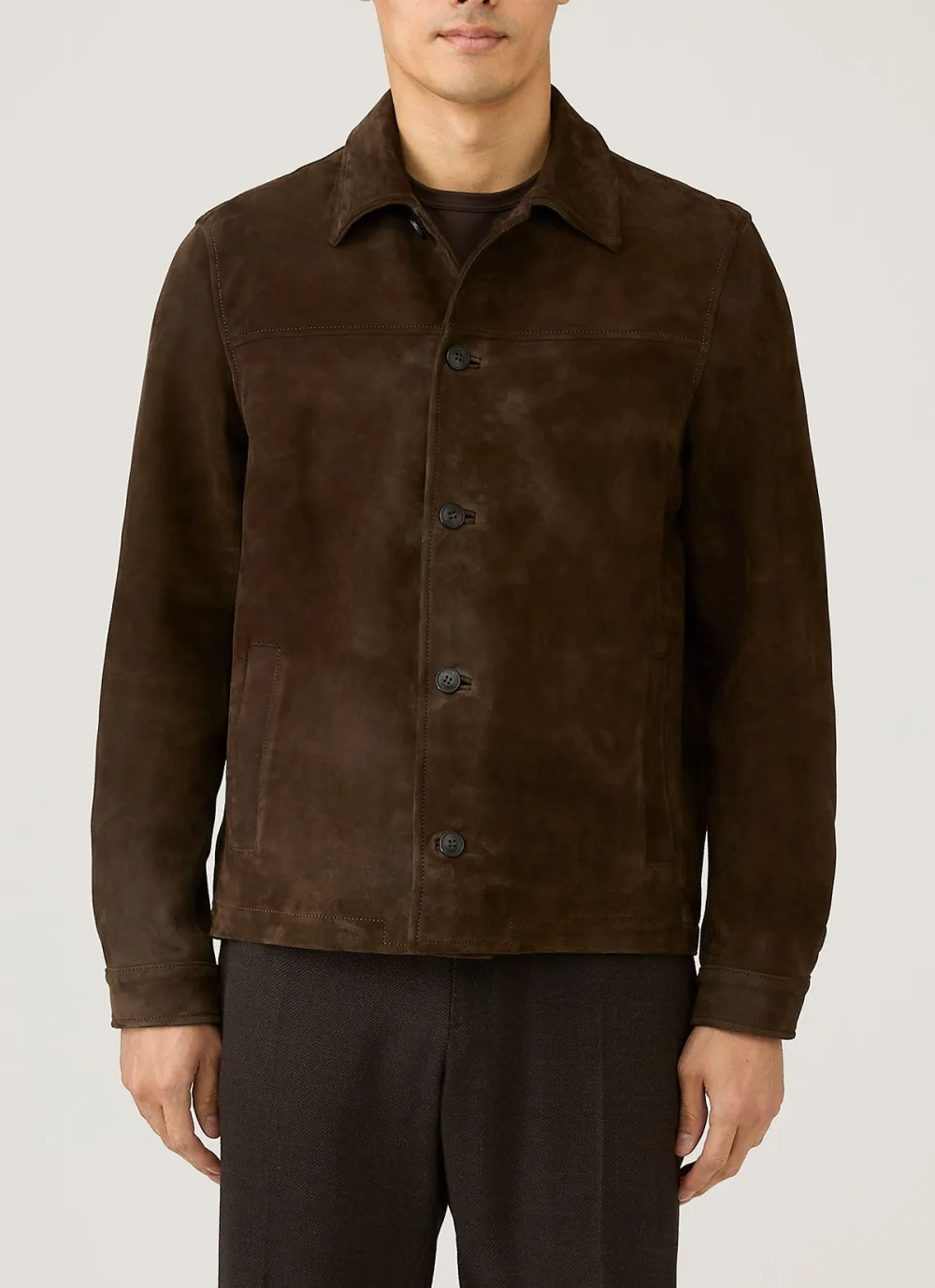 Supple Unlined Suede Jacket
