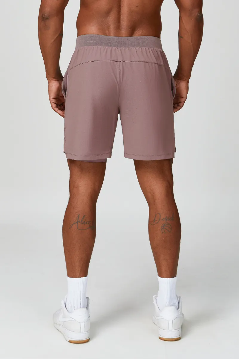 Quick Dry Dual Layer Lightweight Athletic Shorts