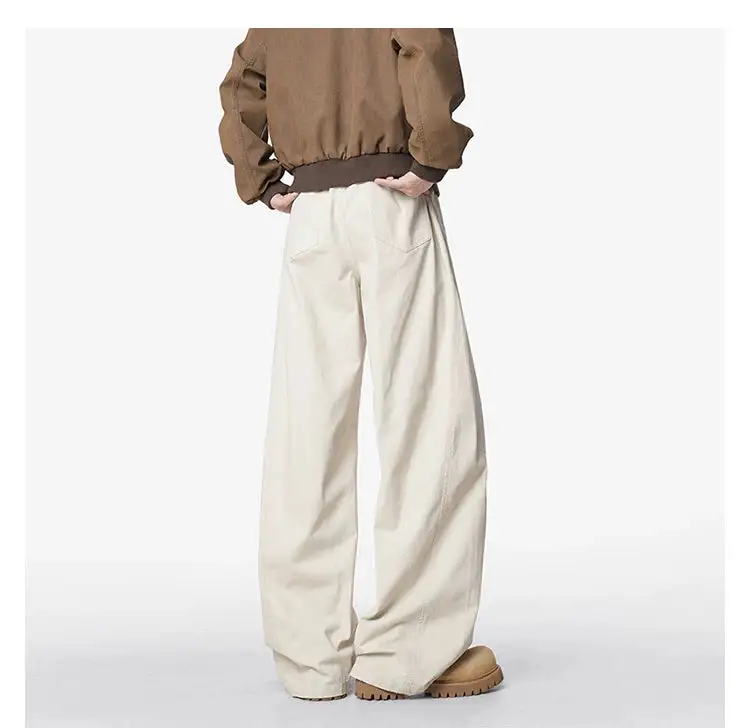 Workwear Ultra-Wide Faded Jeans
