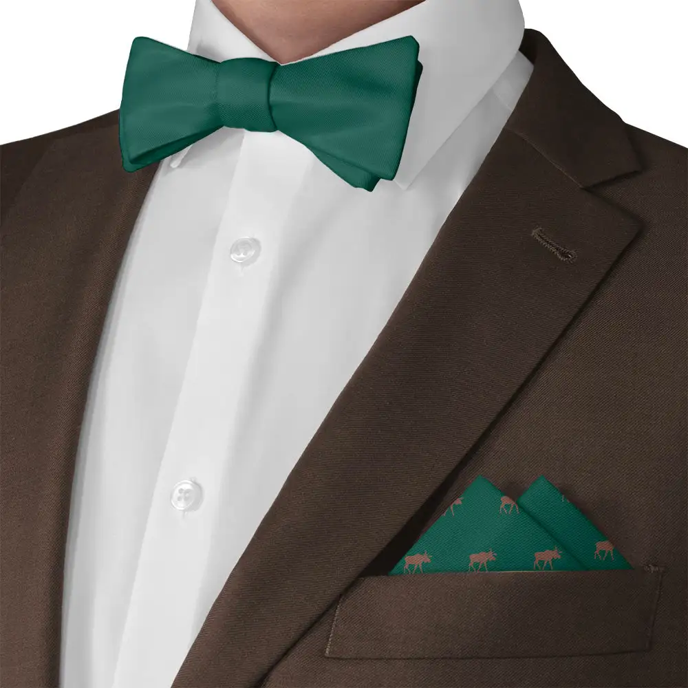 Crisp Timeless Animal Motif Pocket Square