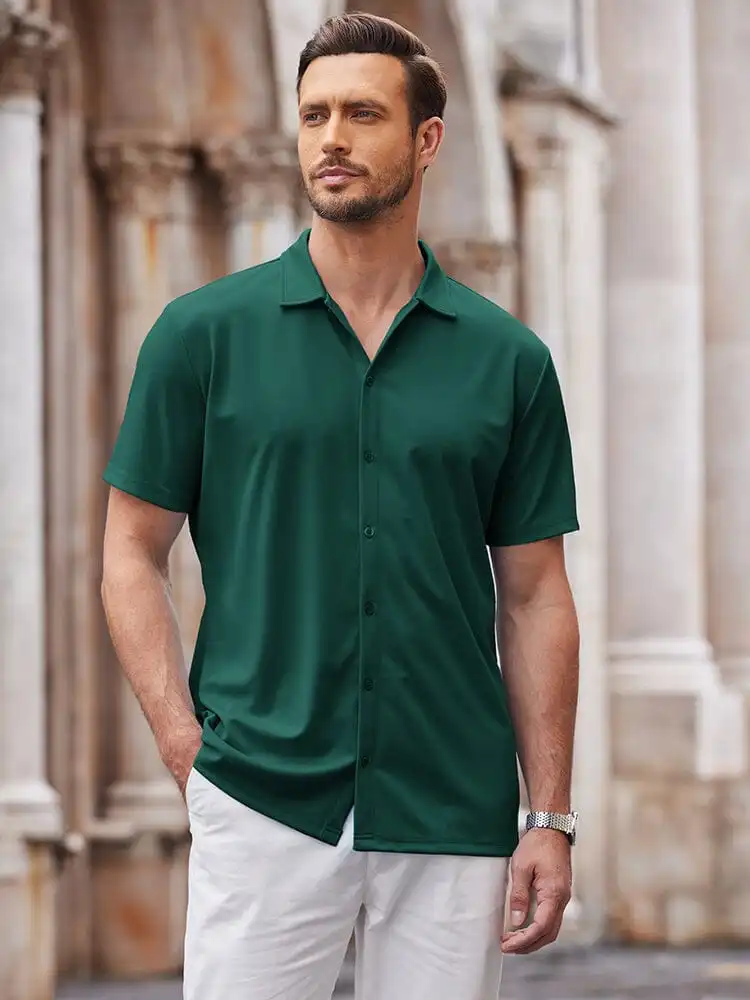 Casual Wrinkle Free Stretch Shirt