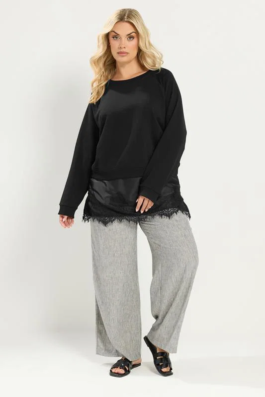 Black Lace 2-In-1 Jumper detail 1