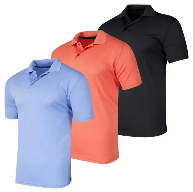 Men's Quick-Dry Short Sleeve Athletic Performance Polo Shirt (Available In Big & Tall)